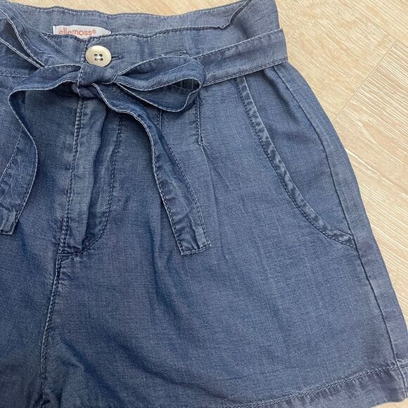 Ella Moss Sara Chambray Shorts Big Kids size 10 - Picture 5 of 6
